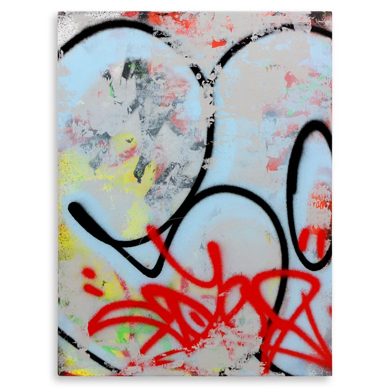 Detroit Series 10 Aerosol on Wood 18" x 24" $750