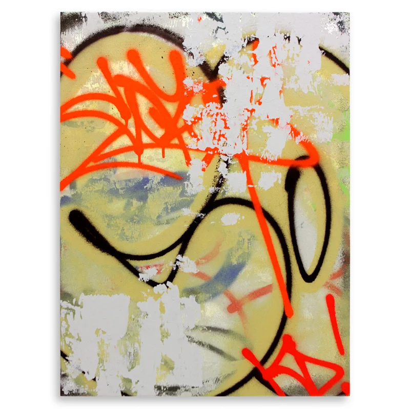 Detroit Series 9 Aerosol on Wood 18" x 24" $750