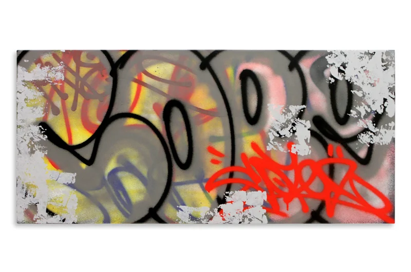 Detroit Series 20 Aerosol on Wood 34" x 16" $850