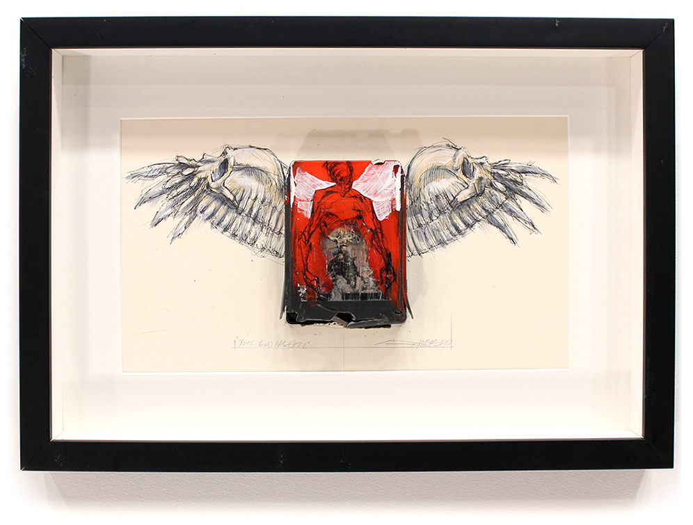 Your God Has Fell - Molly Hatchet 'Beatin The Odds' 8-Track, Archival Paper Framed in Shadow Box 22" x 14.5" Framed in Shadowbox SOLD
