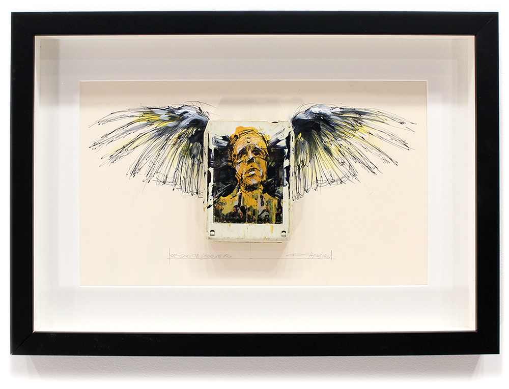 She Said She Loved Me Too - Kiss 'Love Gun' 8-Track, Archival Paper Framed in Shadow Box 22" x 14.5" Framed in Shadowbox SOLD