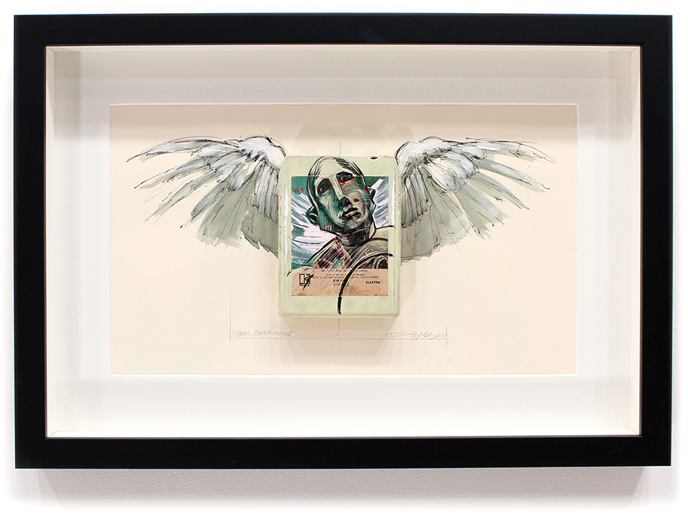Sheer Heart Attack - Queen 'News of the World' 8-Track, Archival Paper Framed in Shadow Box 22" x 14.5" Framed in Shadowbox SOLD