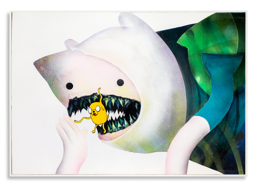 Cici Nestpas Une Finn & Jake Acrylic on Canvas 27" x 19" $1,400 Click Here to Purchase