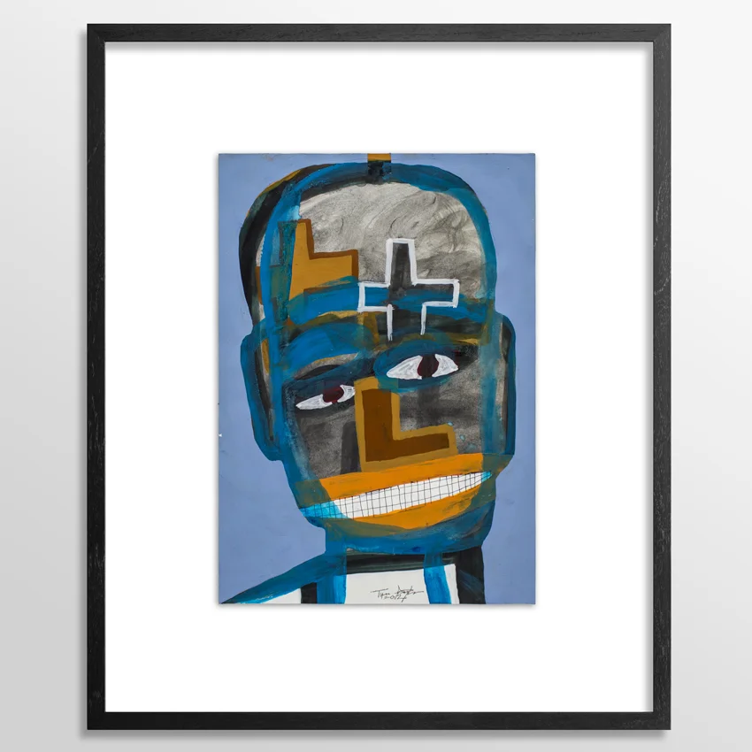 Am I Missing Something? 11.75 x 16.75 Inches Mixed Media on Paper 28 x 23 Inches Black Wood Frame with UV Glass and Float Mounted on Archival Backing Board SOLD Created in 2012 during his year-long residency in Basel, Switzerland.