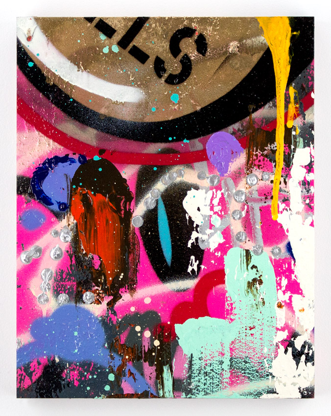Cope2 Consistency - 2/5 Series Of 5 Original Paintings 18 x 14 x 1.75 inches - Mixed Media on Cradled Wood Panel