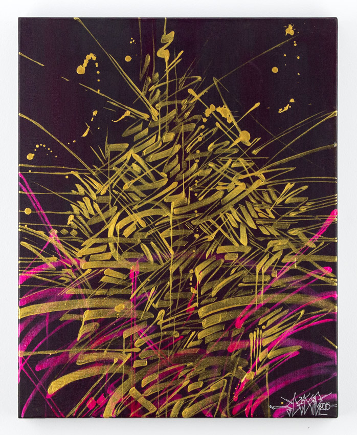 Defer Manifestations 18 x 24 x 1.5 inches - Acrylic on Cradled Canvas Panel Click here for additional info