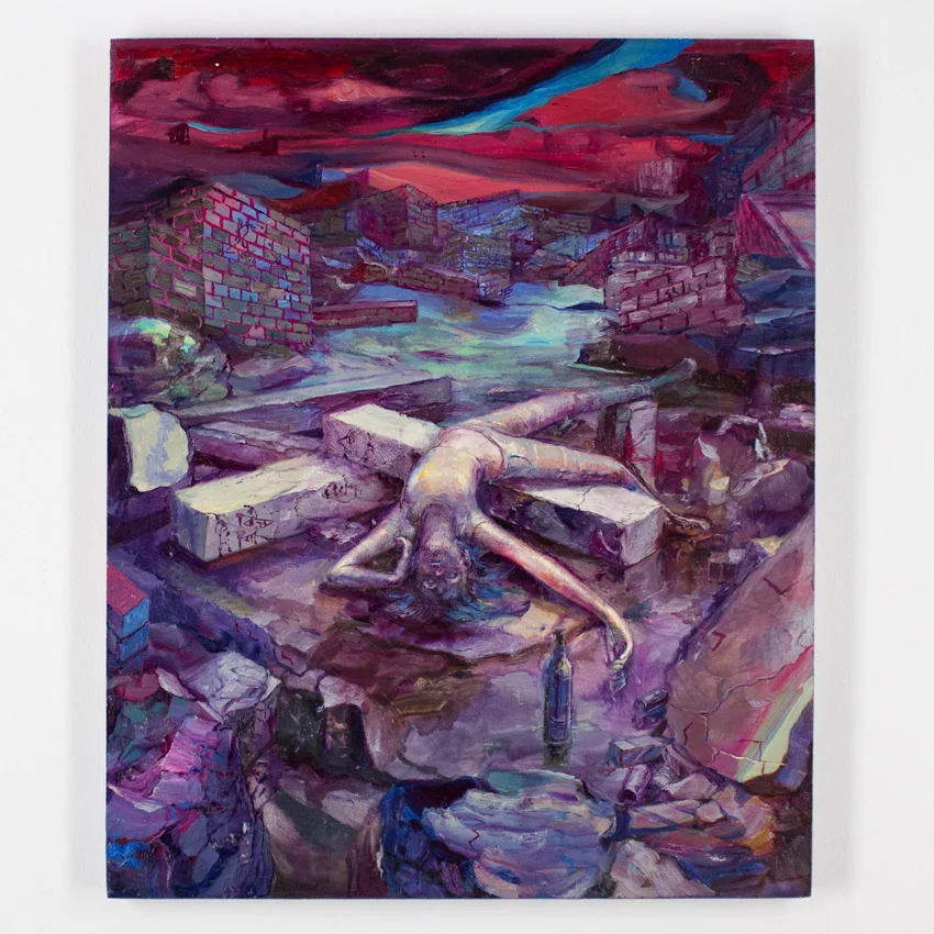 Apolo Cacho Spring Oil on panel 56 x 46 cm // 22 x 18 Inches $1,000