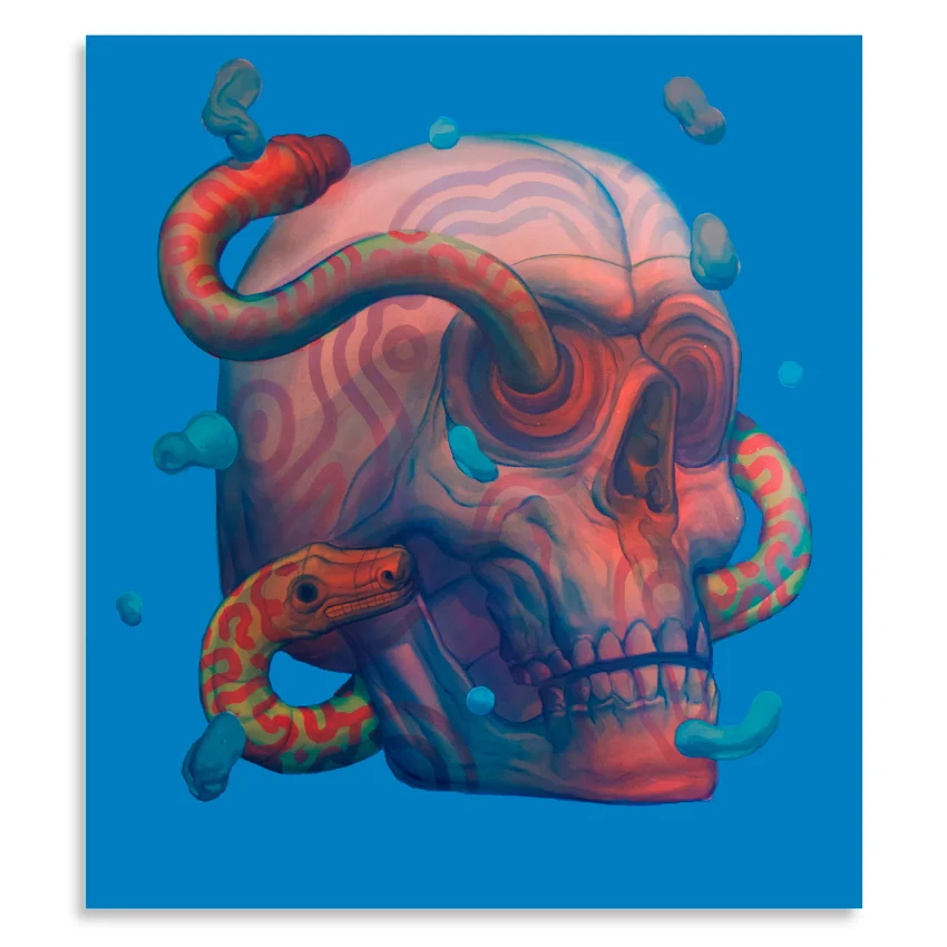 Smithe Tseek Acrylic on canvas 90 x 80 cm // 35 x 31.5 Inches $3,000