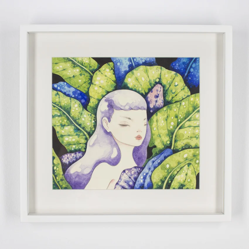 Violeta Hernández Jungla común II Watercolor and pencil on cotton paper 42 x 40 cm // 16 x 15.5 inches $600