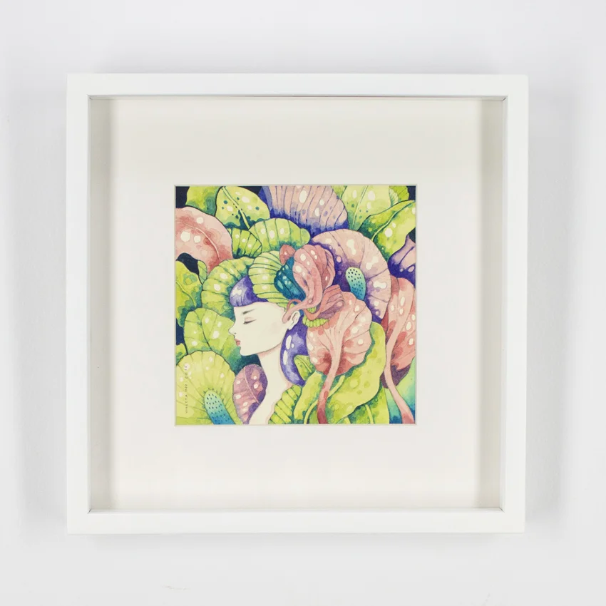 Violeta Hernández Jungla común III Watercolor and pencil on cotton paper 30 x 30 cm // 12 x 12 inches $550