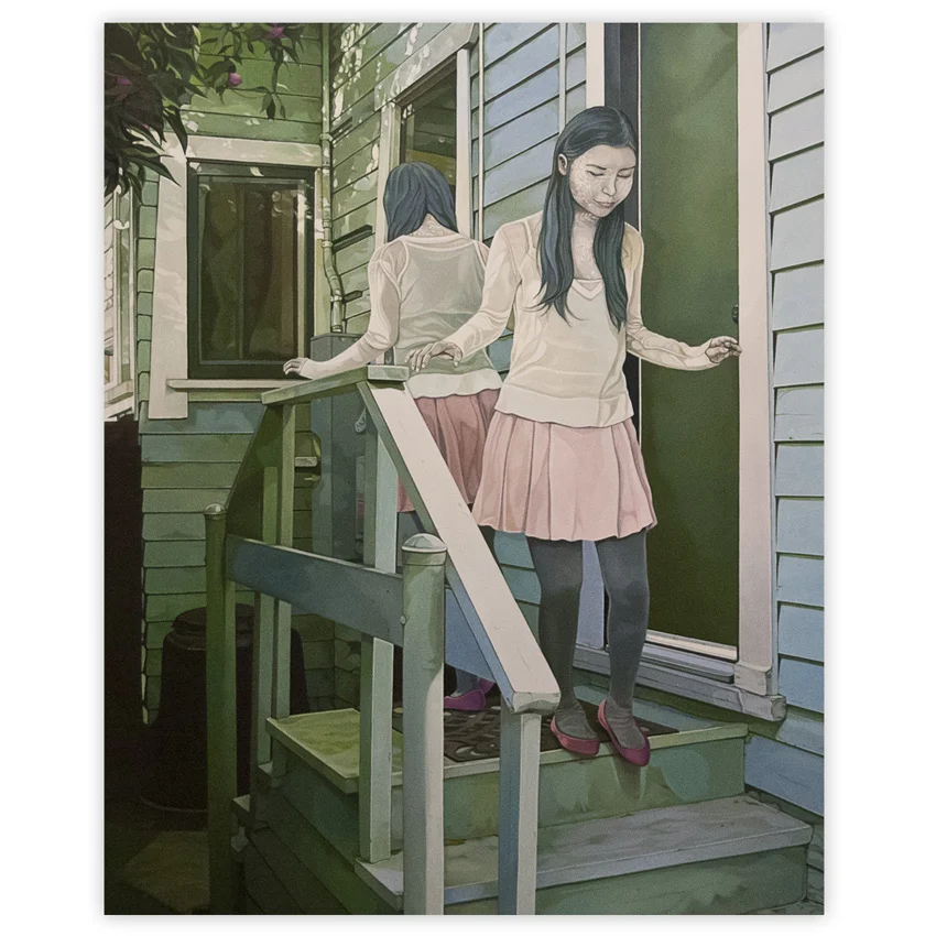 Jolene Lai Mitosis 16 x 20 Inches Oil and acrylic on wood panel SOLD
