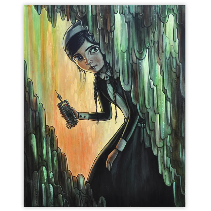 Kelly Vivanco Readings 16 x 20 Inches Acrylic on wood panel $950