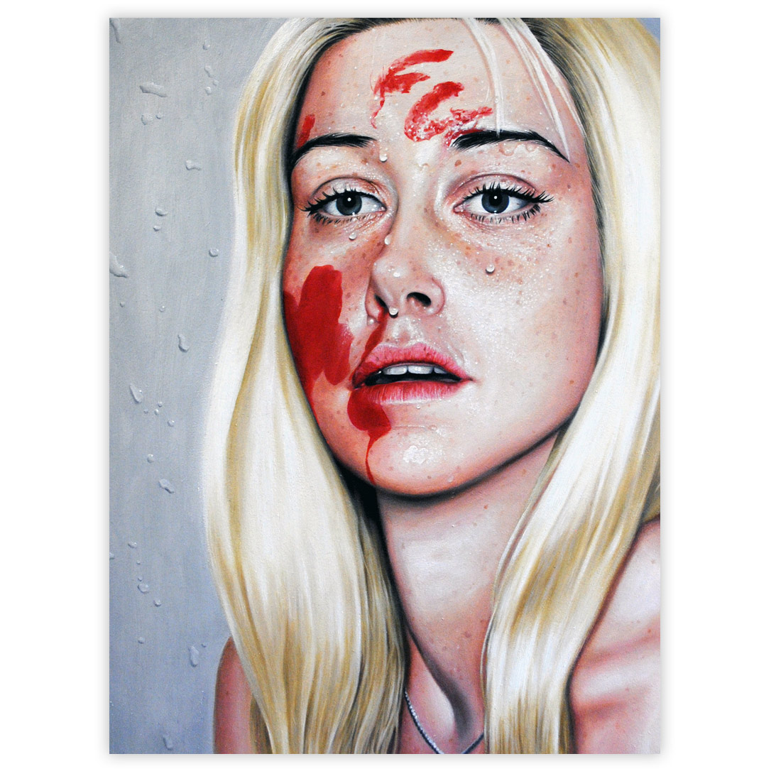 Linnea Strid FU 15 x 19 Inches Oil on wood panel $1,700