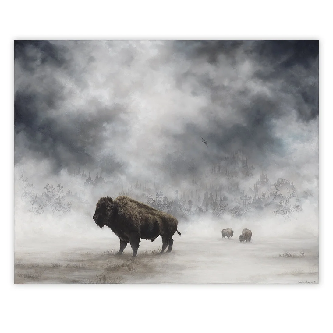 Brian Mashburn Re-Tread 16 x 20 Inches Oil on linen SOLD