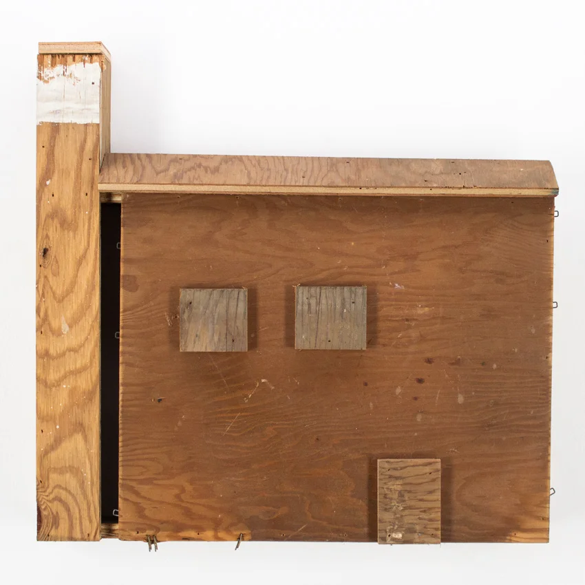 68. Zak Meers Foreclosed Home 18x16.5 scrapped wood $500 - Inquire - Purchase directly on 1xRUN