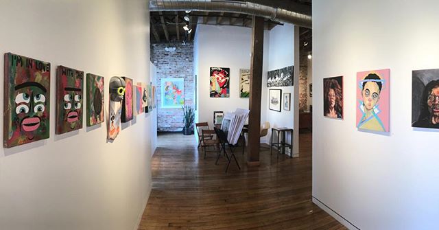 The gallery is open today until 4pm, this weekend is your last chance to view the original works of art by contributing @muralsinthemarket Artists on exhibition! 
Be sure to check out the entire show, including our prints &amp; murals on the website 