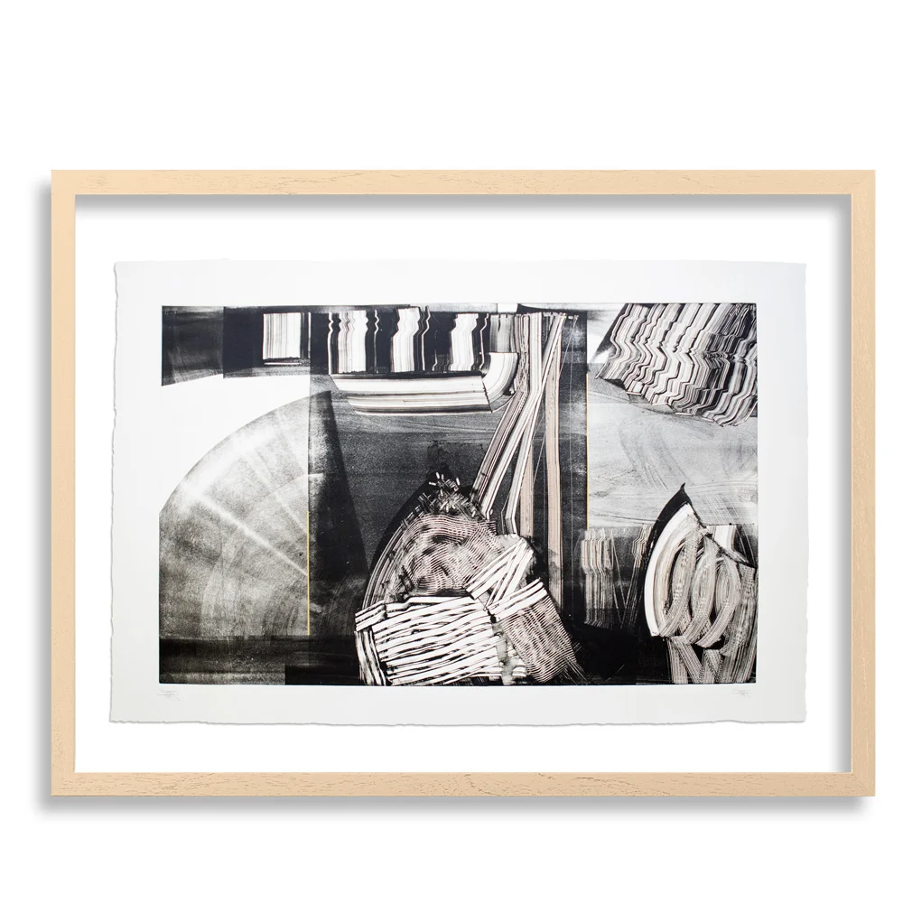 Motor City Monotype II 41" x 29" Monotype on Arches Cover White 270g. $1,750