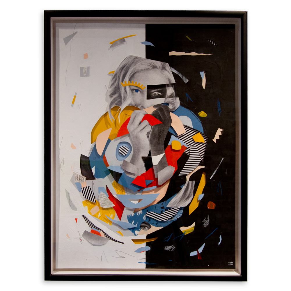 Experi(Mental) 32.5" x 42.5" Mixed Media on Paper $1,000