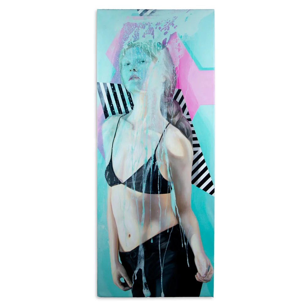 Splash 28" x 68" Oil on Canvas $2,000