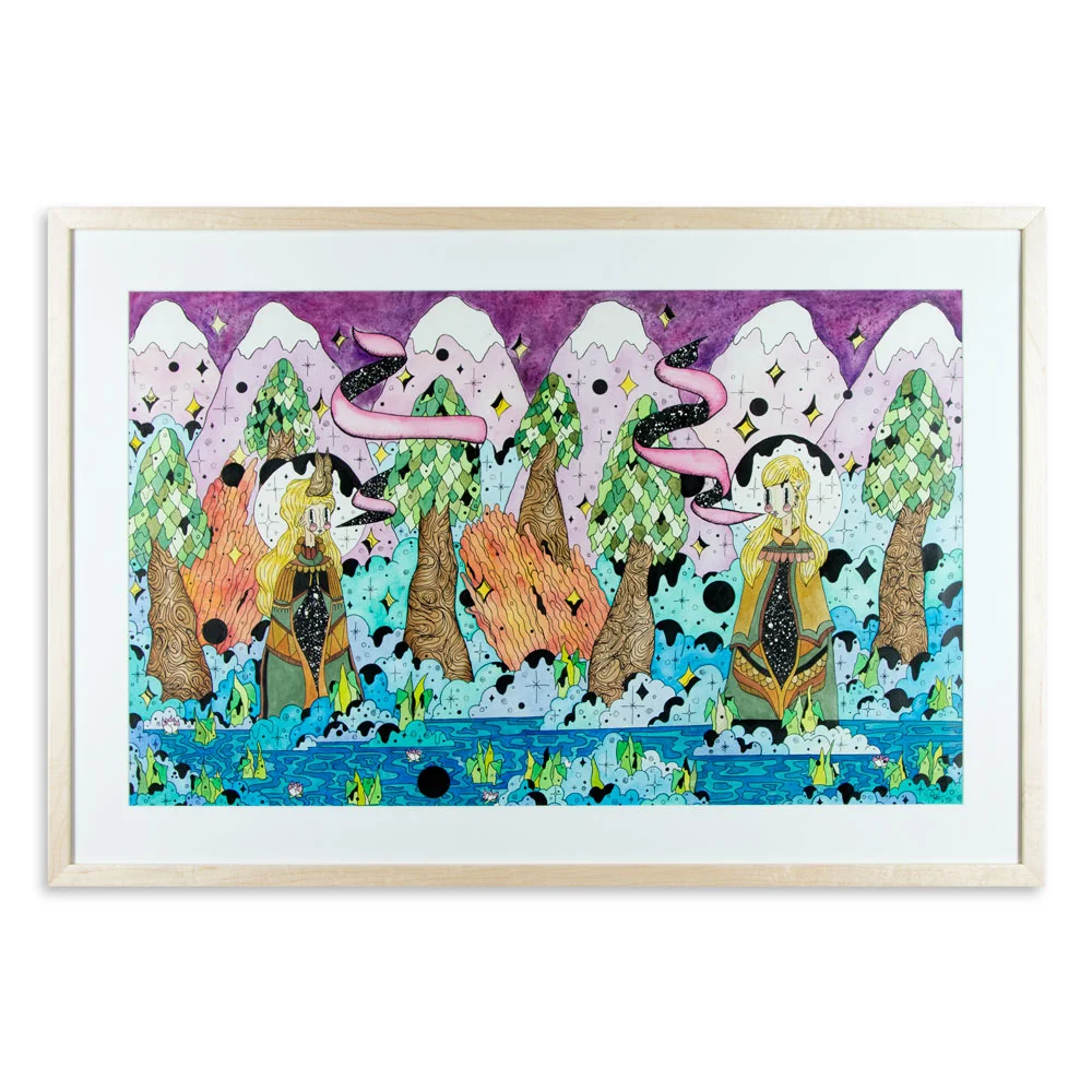 Rencendence No. 1 38" x 26" Watercolor and Ink on Watercolor Paper $600