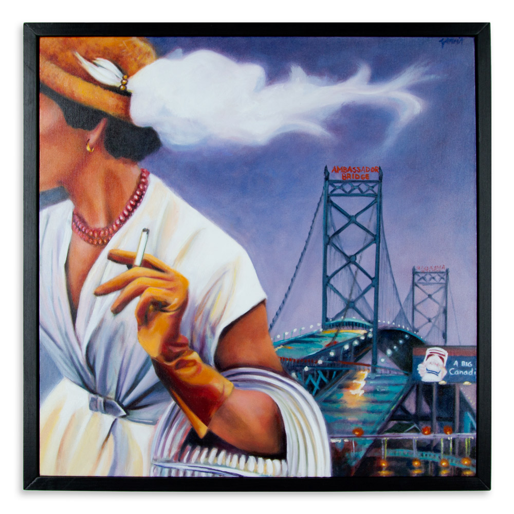 Duty Free Detroit 24" x 24" Oil on Canvas $1,200