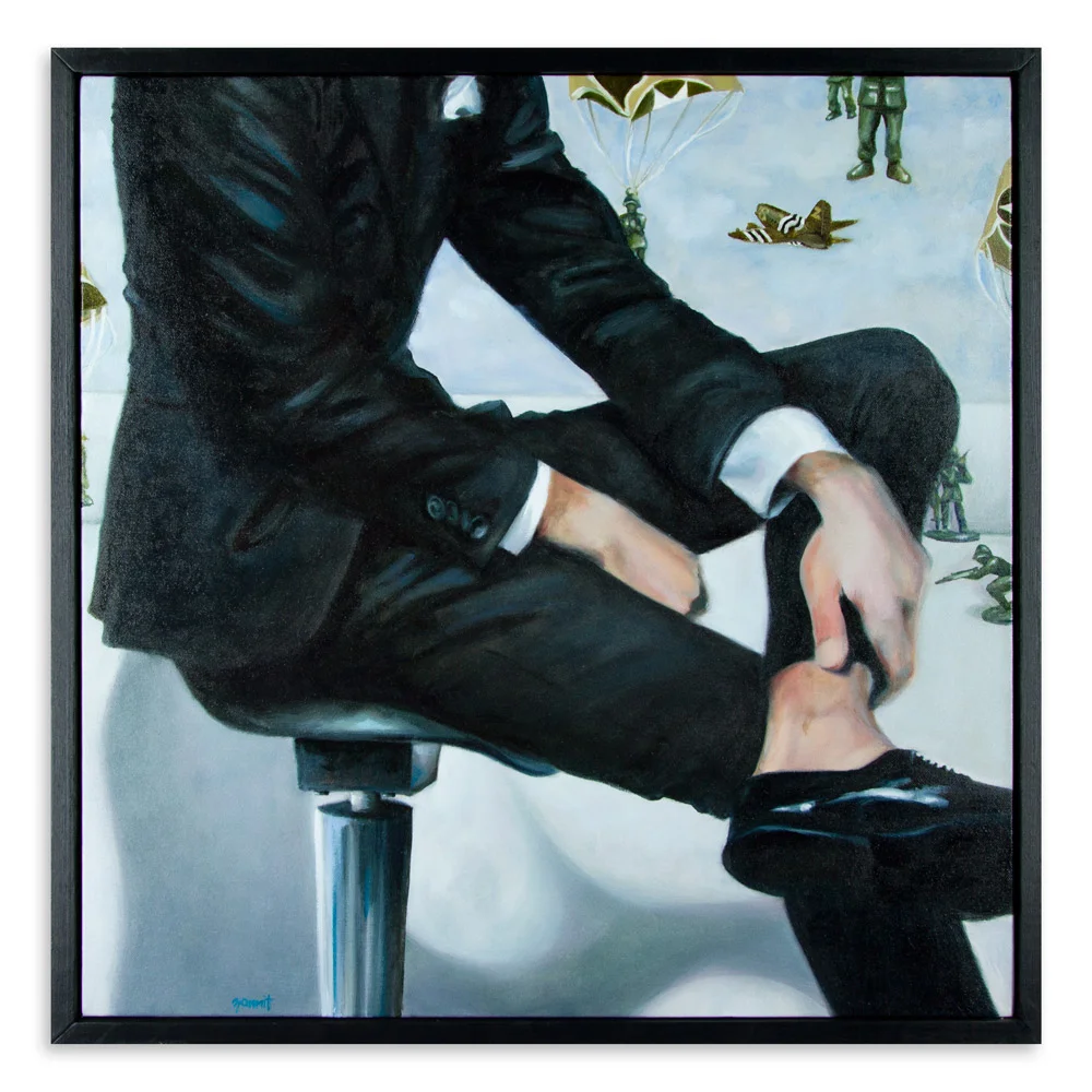 Reconnaissance Man 24" x 24" Oil on Canvas $1,200