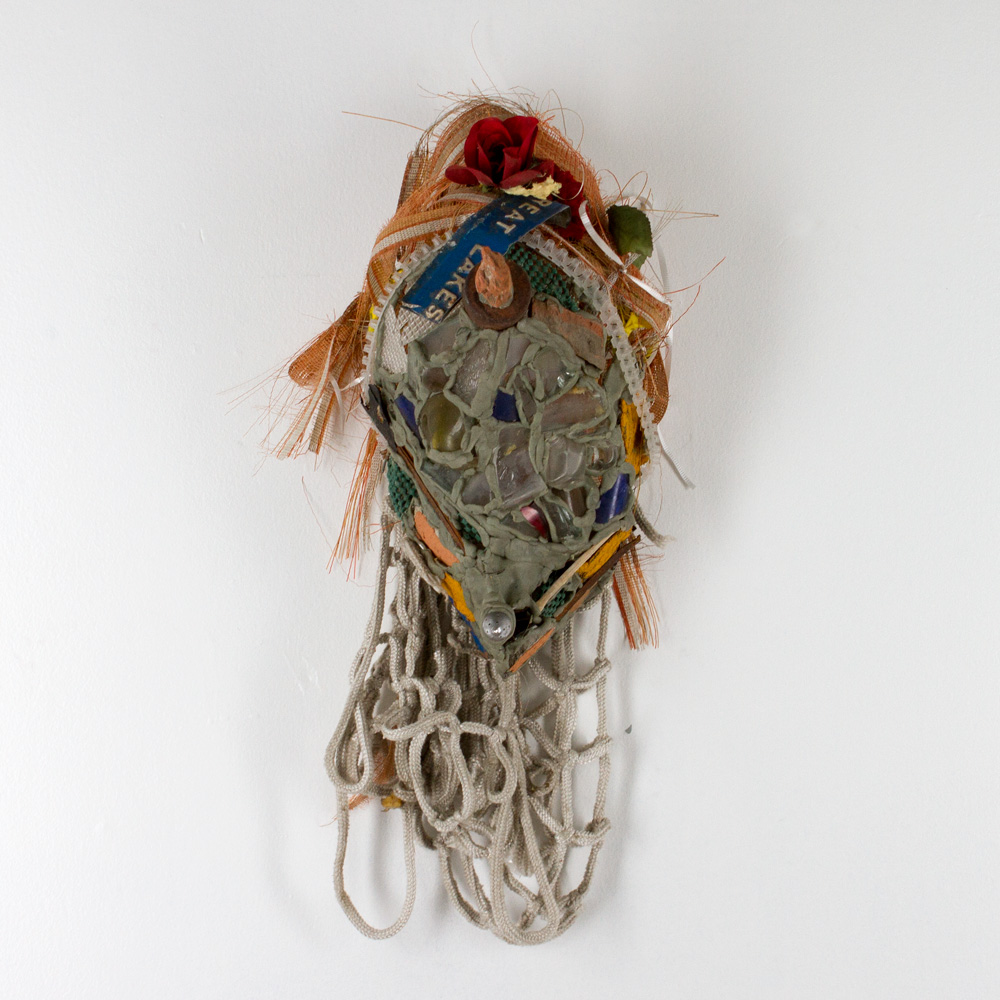 Hollow House Mask 20" x 7" x 4" Mixed Media $2,700