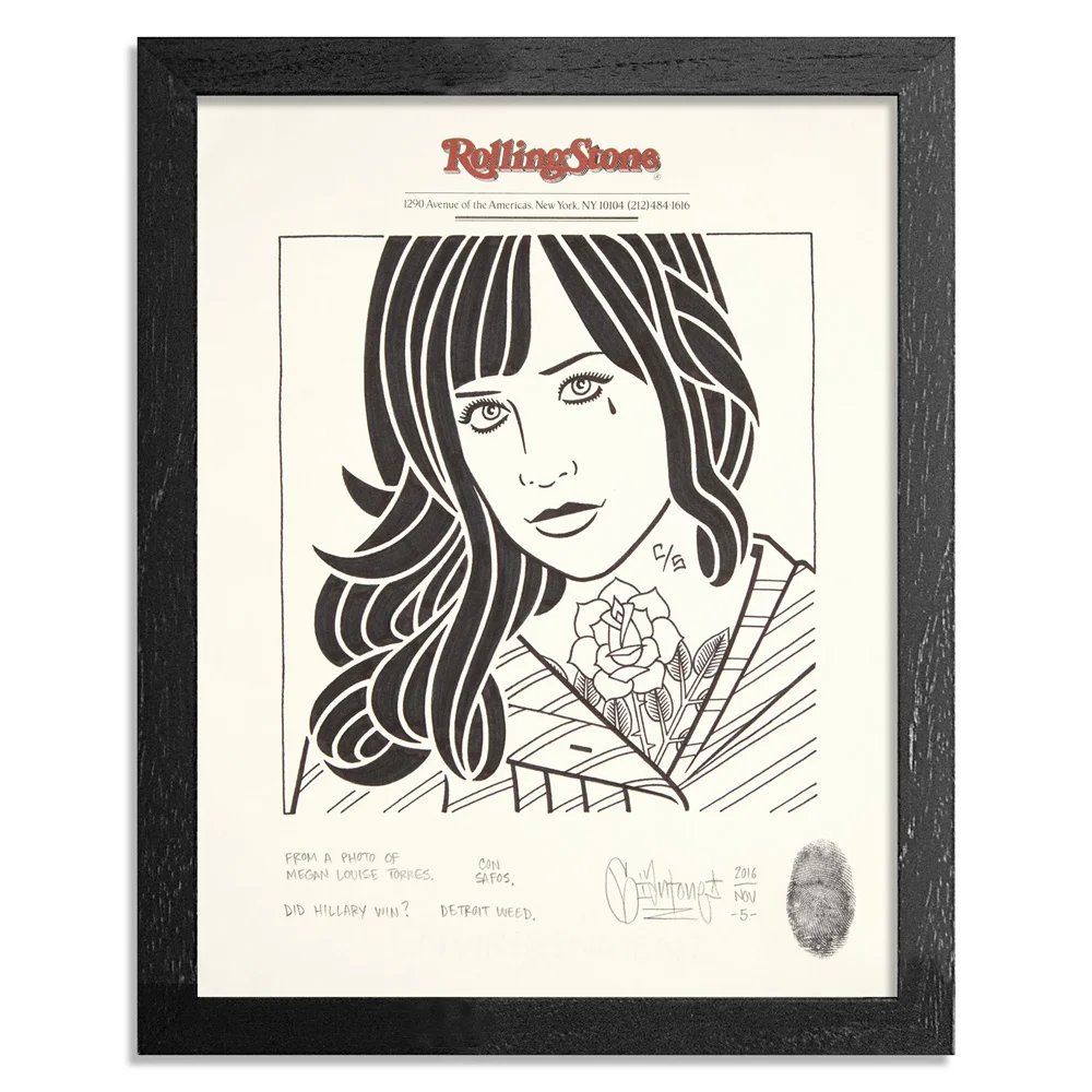 Rolling Stone 1 8.5" x 11" Ink and Graphite on Paper SOLD