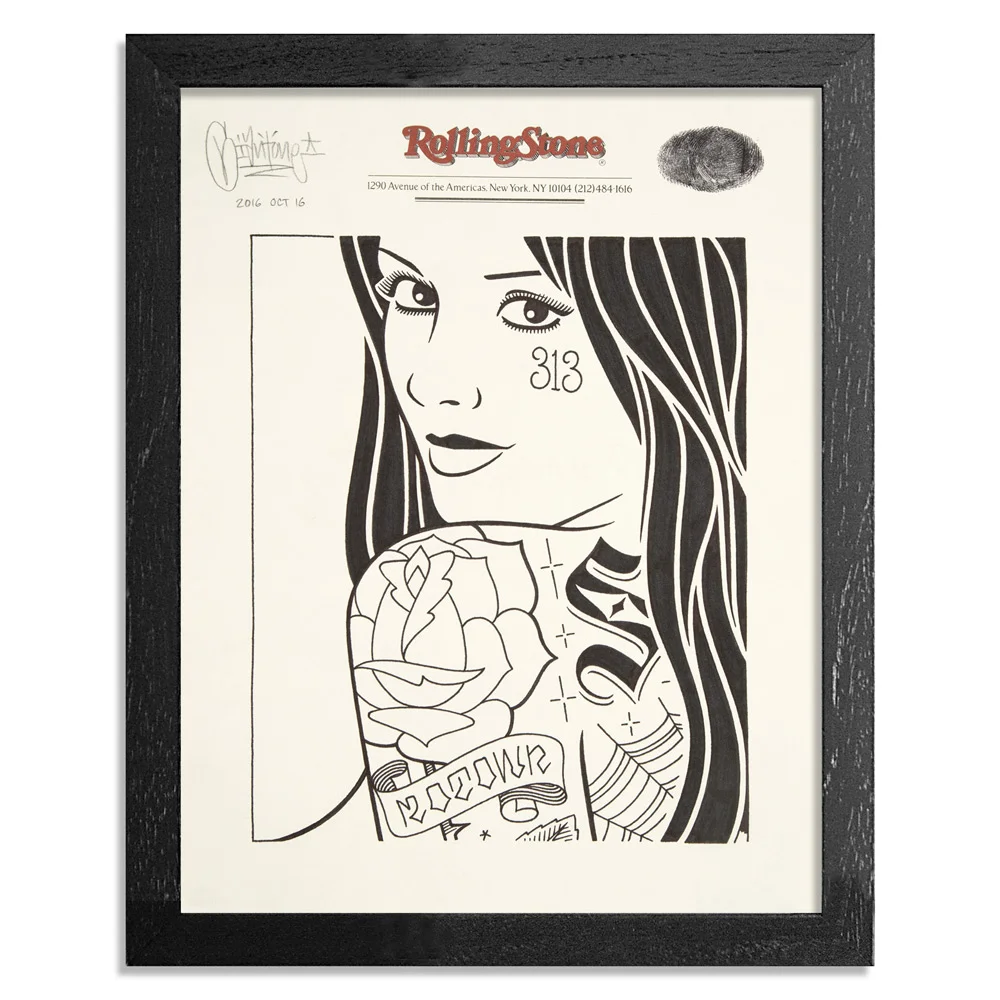 Rolling Stone 2 8.5" x 11" Ink and Graphite on Paper SOLD
