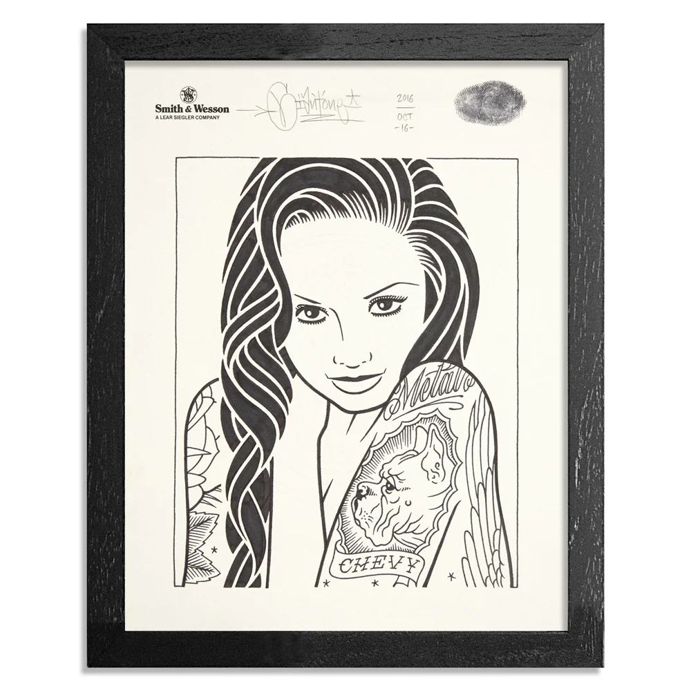 Smith & Wesson 1 8.5" x 11" Ink and Graphite on Paper SOLD