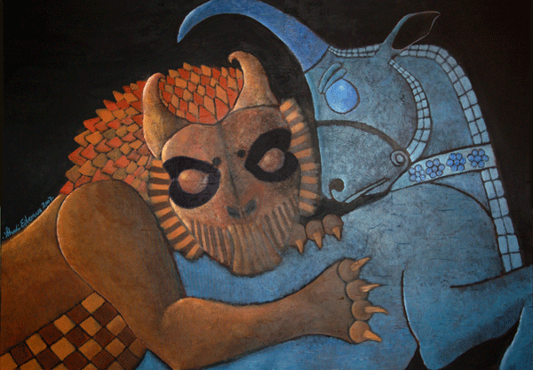 Lion vs Bull I