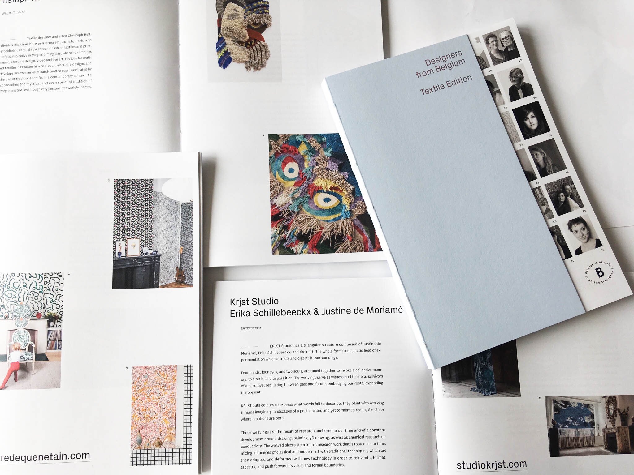 Launch of the book "designers from Belgium - textile edition" by WBDM during New York textile design month 09/2019