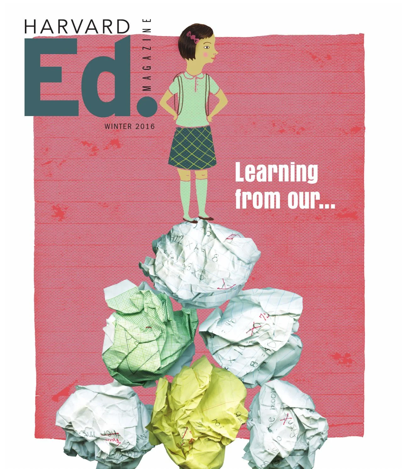 The original design of Harvard Ed., prior to the redesign