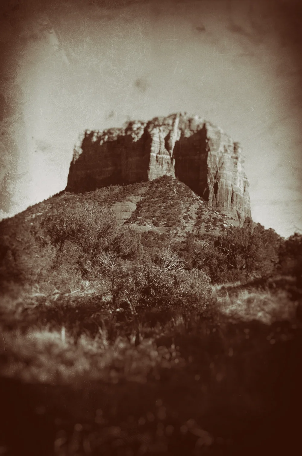 Fun with filters and Courthouse butte.