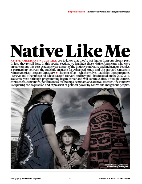 The opening page of a special section.