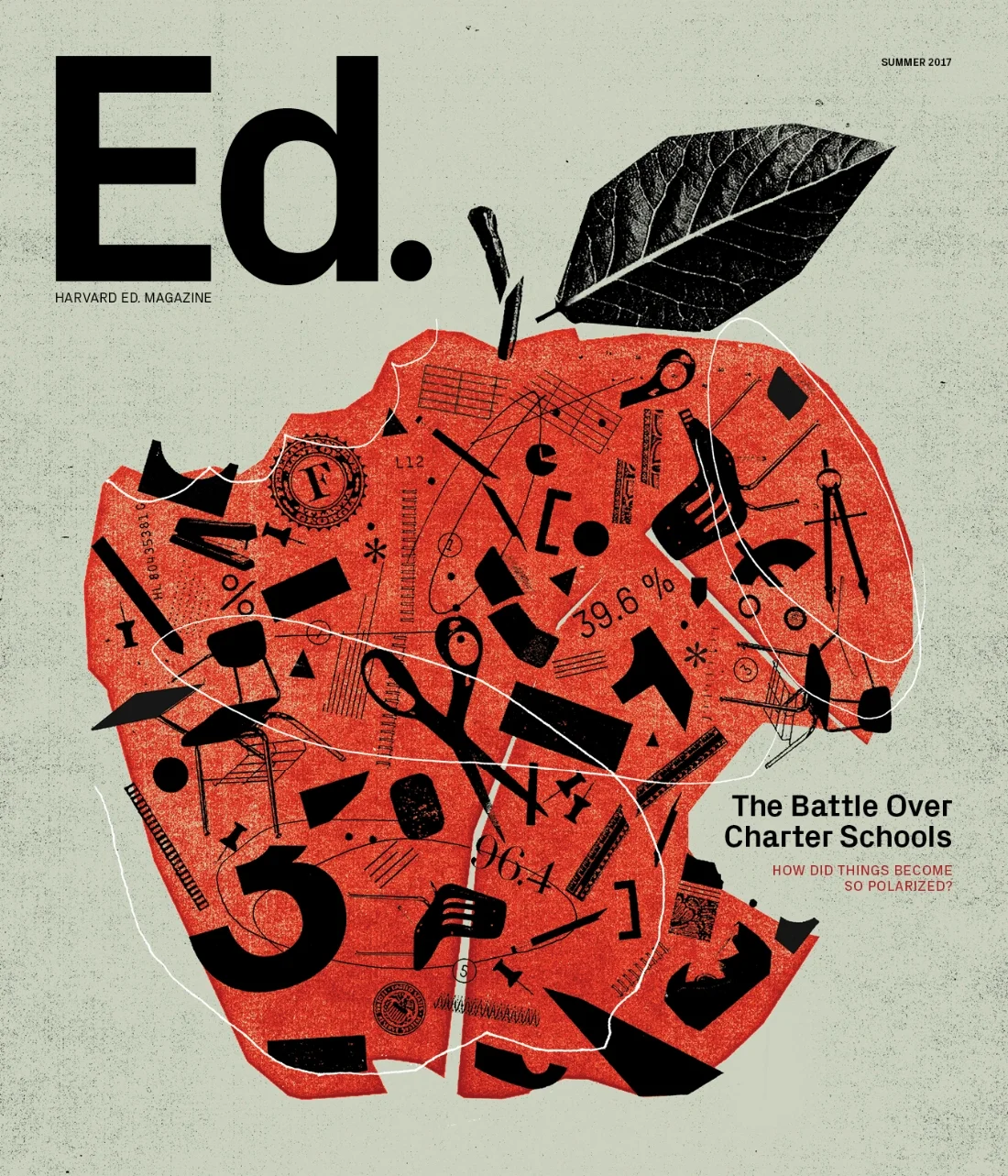 The cover of the Summer 2017 issue of Harvard Ed. (Illustration by Mike McQuade )