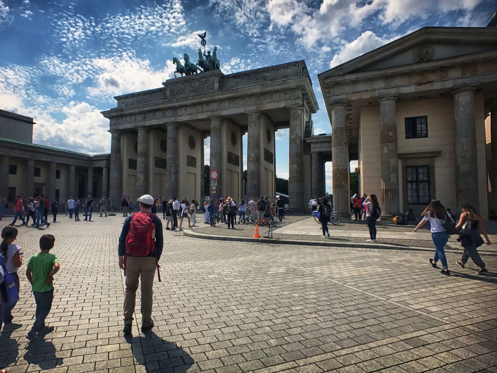 Brandenburg Gate, once a border crossing between East and West Berlin