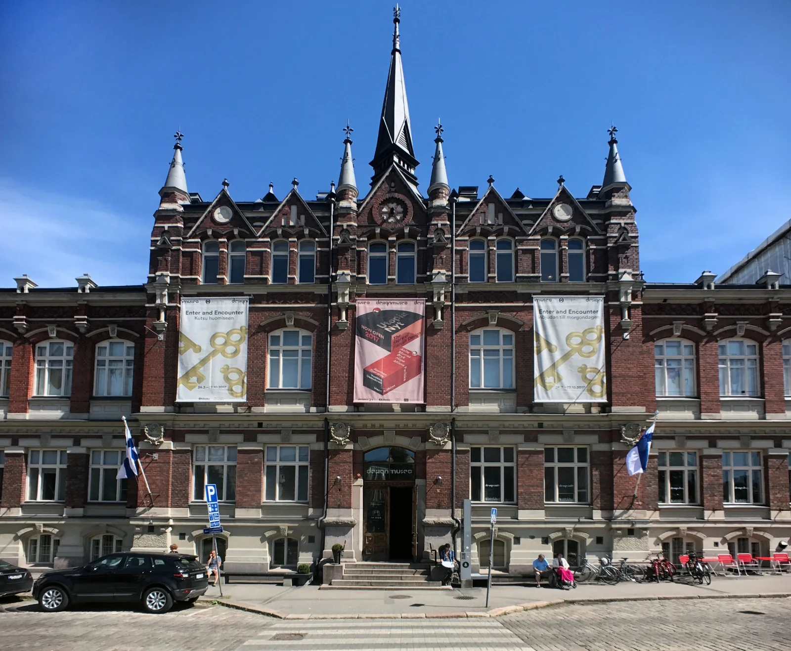 The Finnish Design Museum in the Kaartinkaupunki neighborhood