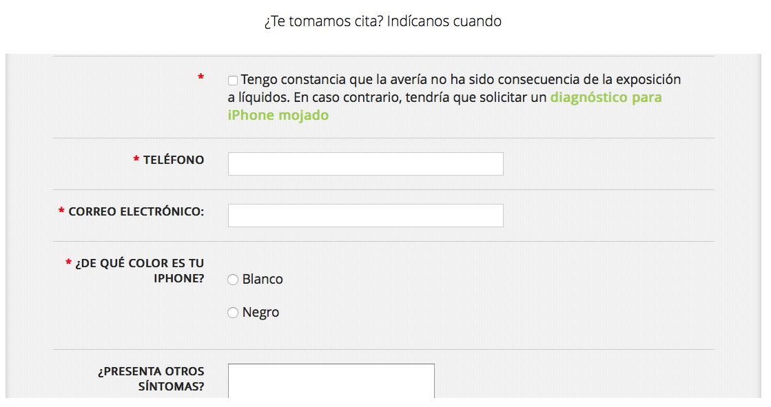 4. Rellena tus datos y ¡ listo ! Nos vemos a la hora que hayas escogido