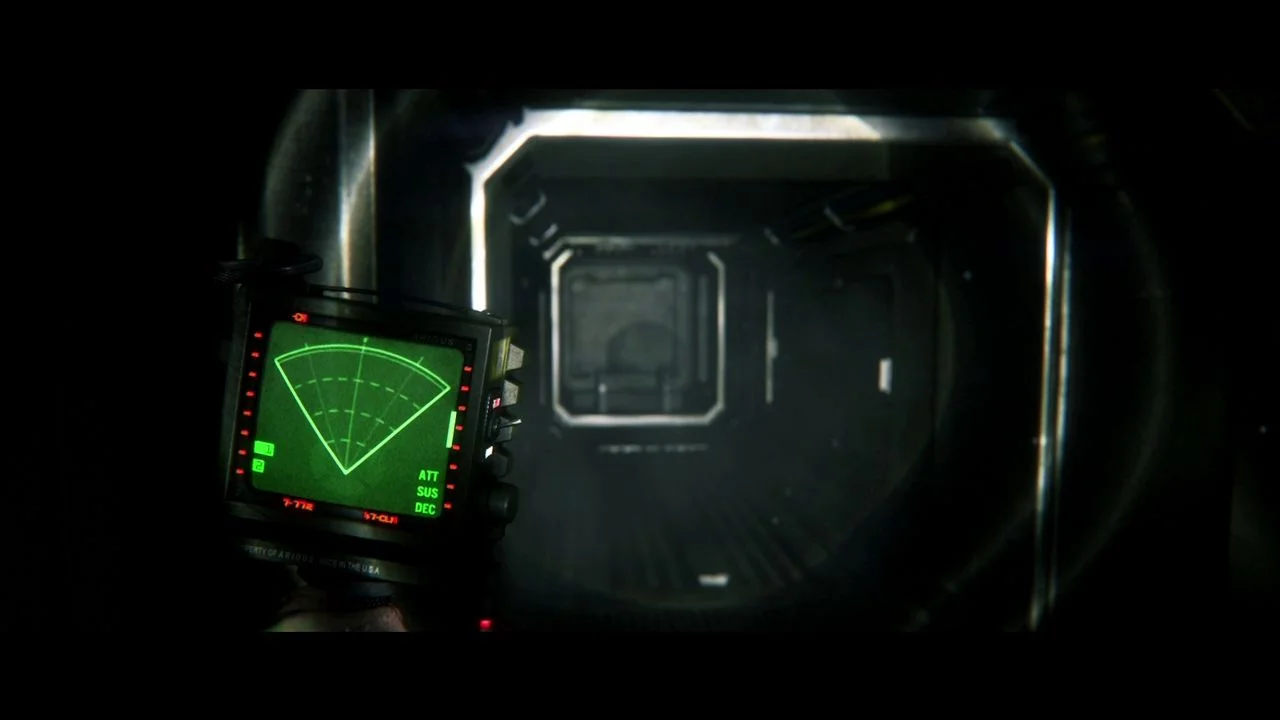 Even the motion tracker itself looks gloriously crappy.