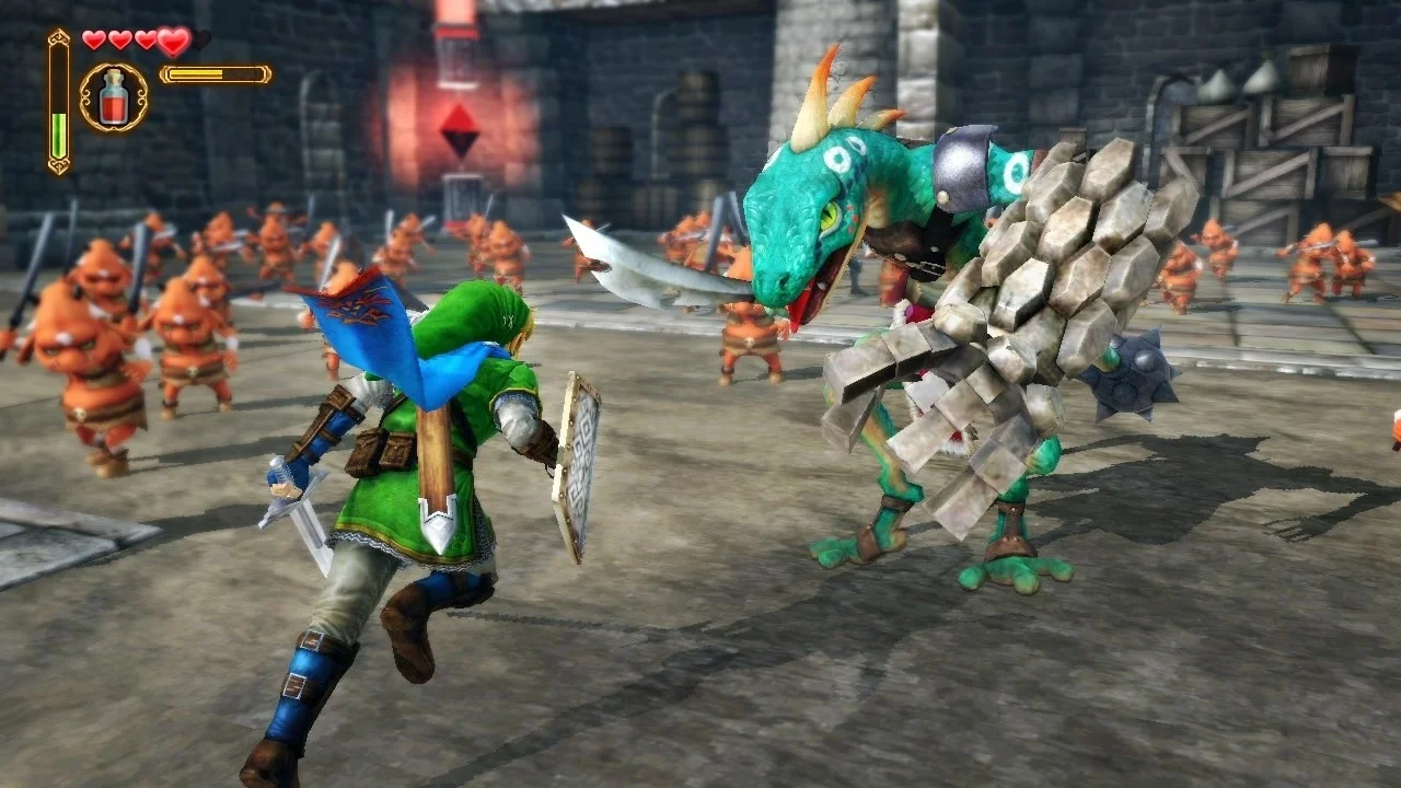 Link's fashionable scarf is never pulled on, ripped, or frayed. Truly, bishounen is forever.