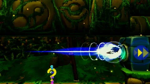 Sonic "solves" "puzzles" with his dash attack.
