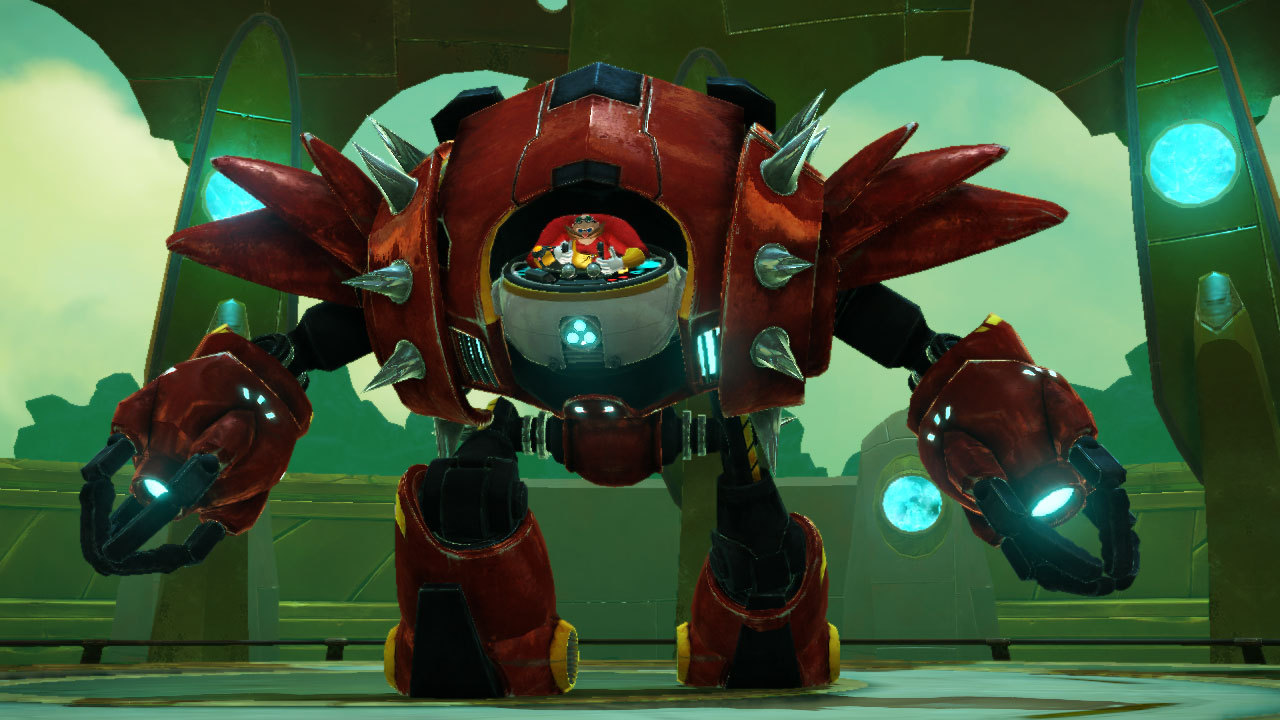 At least Eggman still looks great, I guess. Too bad his robot was borrowed from 2004.