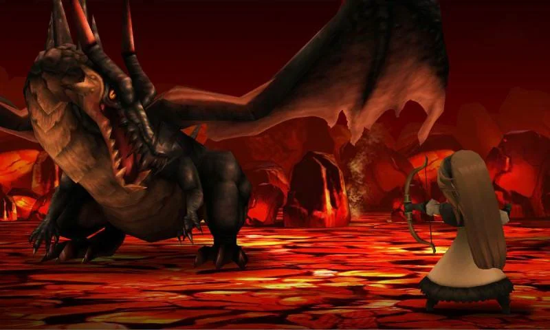 Admittedly, fighting a dragon with a wooden bow seems like a poor tactical choice in retrospect.