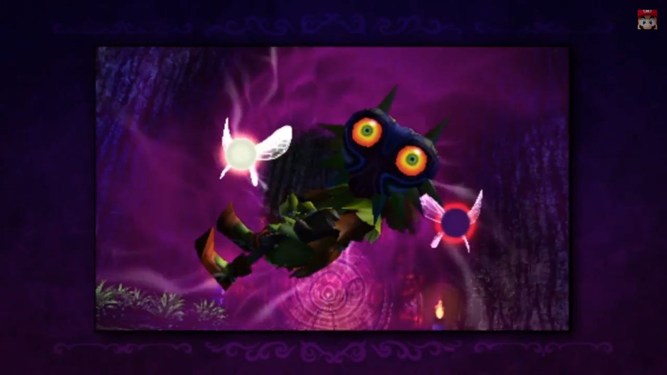 Majora's Mask 3D has a fixation on those terrifying, soul-piercing yellow eyes. It's pretty terrifying.