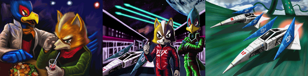 Seriously, this ending starts with Fox crying into his drink at a bar. Star Fox Command is weird.
