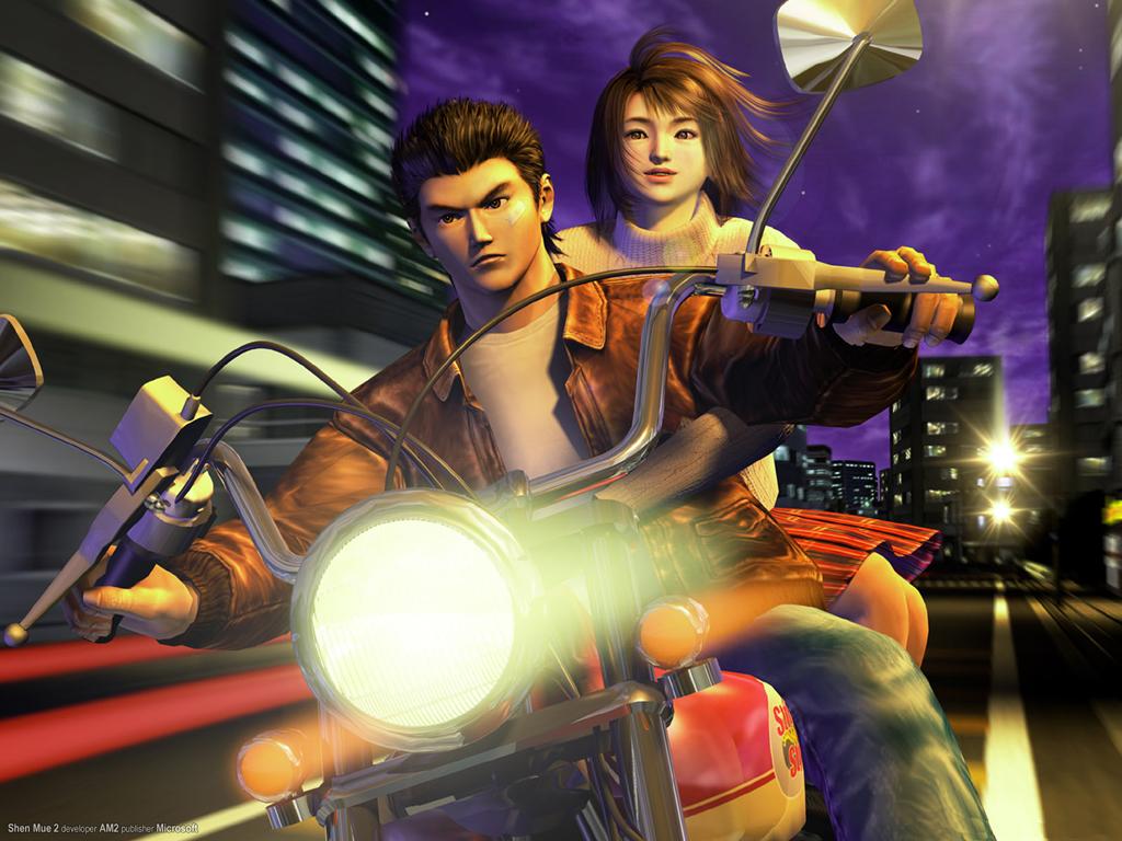Technically this is Shenmue 2, and that motorcycle is a spoiler. Sue us.