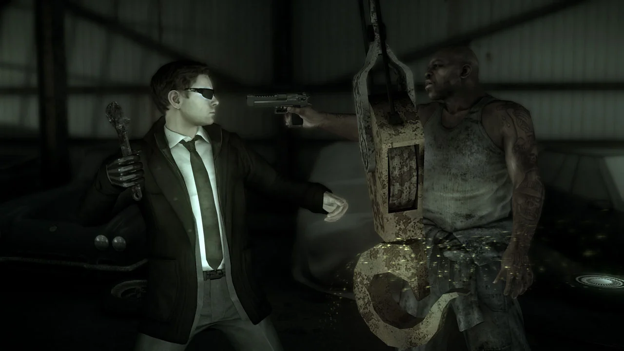Hevy Rain is also a game about awkwardly shoehorned-in action sequences.