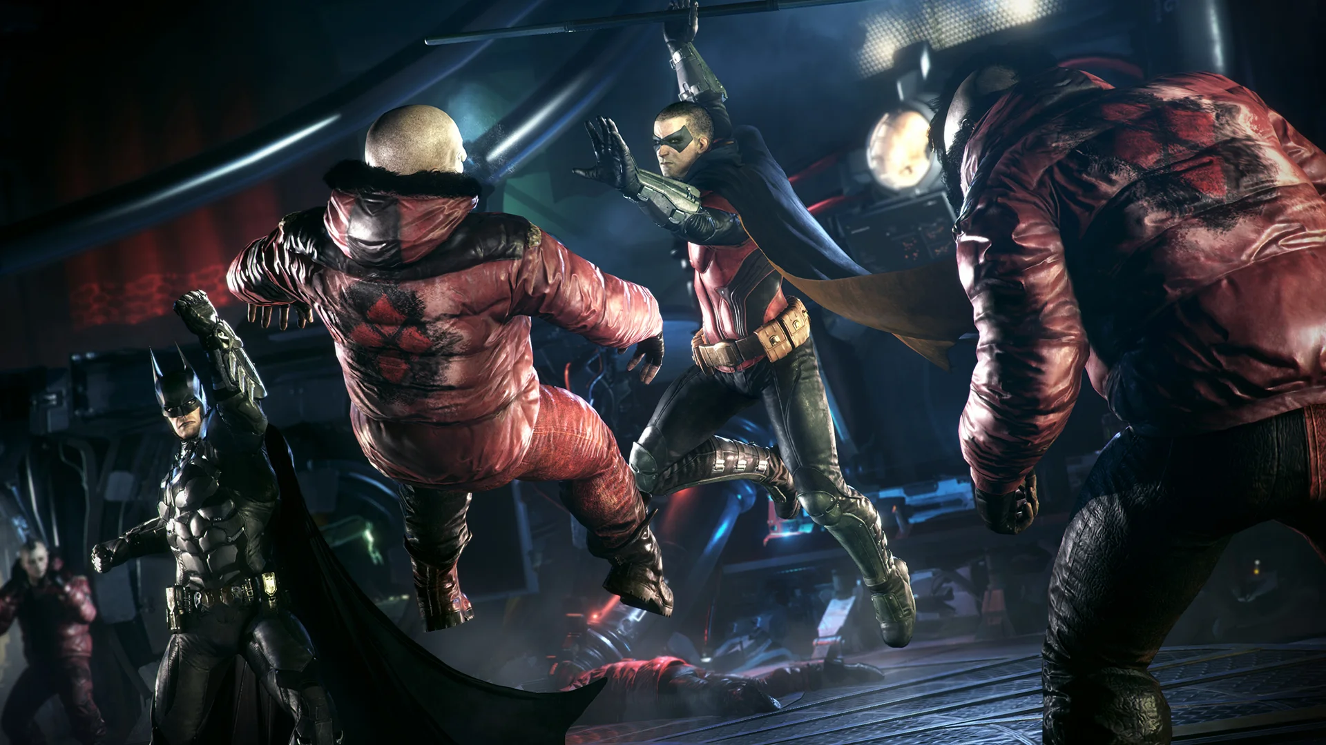 Someone should really tell Robin that Batman is trying to go for a fist-bump here.