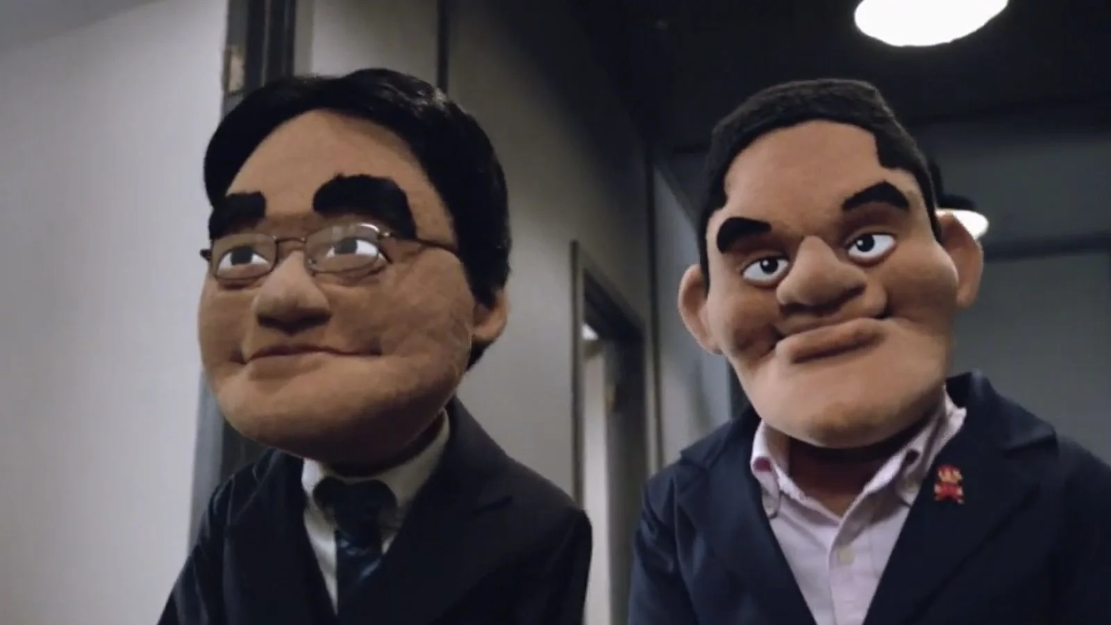 This is Iwata's last public appearance as president and CEO of Nintendo. Let that sink in. How amazing is that?